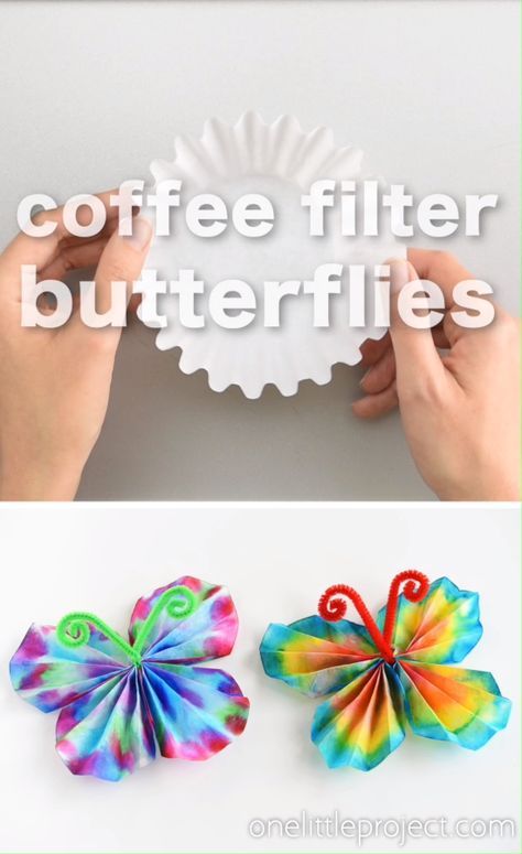 Coffee Filter Painting Preschool, Crafts With Markers And Paper, Butterfly Plate Craft, Craft Activities For 2nd Graders, Fuzzy Ball Crafts, Foamy Painting, Projects For Second Graders, Tk Kindergarten Arts And Crafts, August Themed Crafts For Kids