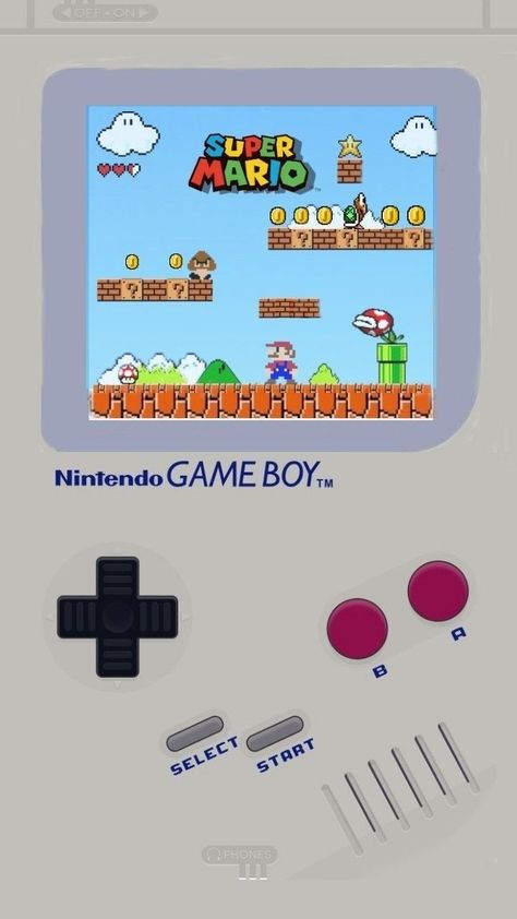 Nintendo Game Boy Super Mario Gameboy Iphone, Retro Games Wallpaper, Mario Video Game, Super Mario Nintendo, Iphone Dynamic Wallpaper, Good Day Sunshine, Play Video Games, Mario Nintendo, Nintendo Game