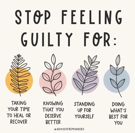 Stop Feeling Guilty, Better Mental Health, Stop Feeling, Empty Cup, Feeling Guilty, Positive Mental Health, Self Care Bullet Journal, Writing Therapy, Time For Yourself