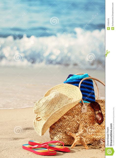 Sometimes I think all I need is my beach bag....... Friday Beach Quotes, Its Friday Quotes, Beach Quotes, By The Ocean, It Goes On, Tongs, The Sand, Good Advice, Straw Hat