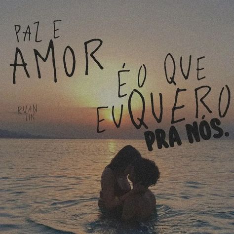 Paz e amor 🤍 Gostou do conteúdo? Já segue aqui para mais 👉🏼 @apaixonei_01 . Via: @ruanzinsongs Amor Aesthetic, Life Goals, Texts, Vision Board, Jesus, Feelings, Quotes, Music