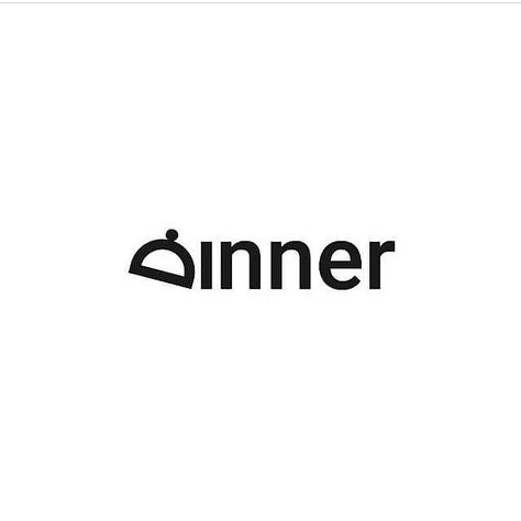 Logo for Dinner ☆☆☆☆☆ Heiden | Full Time Logo Designer | Vector Tracer | Follow me 👍 Queries? DM ME  #logo #design #illustrator #dinner… Dinner Logo Design, Me Logo Design, Time Logo, Me Logo, For Dinner, Logo Designer, Text Design, Full Time, Dm Me