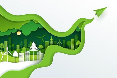 Renewable Energy Design, Frames Design Graphic, Gfx Design, Yearbook Themes, Environment Day, World Environment Day, Nature Posters, Creative Poster Design, Urban City