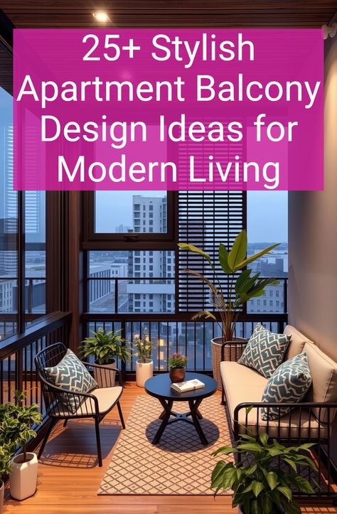 25+ Stylish Apartment Balcony Design Ideas for Modern Living Living Room With Balcony Apartment, Cozy Balcony Ideas Apartments, Apartment Balcony Design Ideas, Studio Loft Apartment, Functional Apartment, Modern Balcony Design, Studio Loft Apartments, Modern Balcony Ideas, Loft Apartments