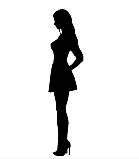 Person Silhouette Standing, Character Dialogue, Person Silhouette, Silhouette Head, Silhouette Drawing, Architecture Rendering, Woman Silhouette, Art Reference Photos, Diy Cards