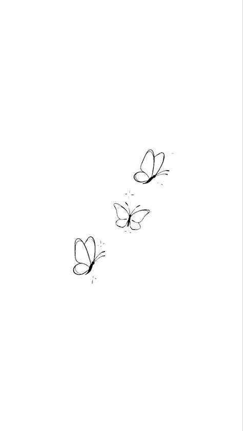 Fine Lined Butterfly Tattoo, 3 Butterfly Tattoo Fine Line, Flying Butterfly Tattoo Designs, Small Butterflies Drawing, Fine Line Butterflies, Leo Inspired Tattoos For Women, Fine Line Butterfly Tattoo Design, Flying Tattoo Ideas, Simplistic Butterfly Tattoo