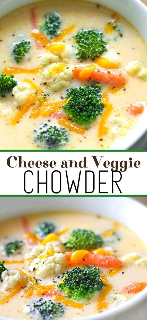 Veggie Chowder, Frozen Vegetable Recipes, Veggie Soup Recipes, Egg Butter, Quick Soup, Vegetable Soup With Chicken, Vegetable Medley, Fermented Vegetables, Vegetable Soup Recipes