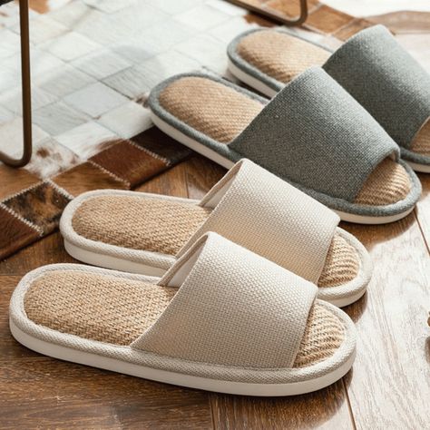 Linen Slippers, Men Slippers, Comfy Slippers, Comfortable Slippers, Clog Slippers, Slippers Women, Summer Linen, Slippers Cozy, Weave Style