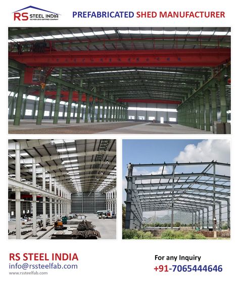 Prefabricated Sheds, Cladding Sheets, Pre Engineered Metal Buildings, Prefabricated Structures, Multi Storey Building, Industrial Sheds, Tin Shed, Roofing Sheets, Building Structure