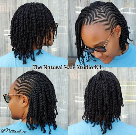 Series Hairstyles For Black Woman, Simple Brazilian Wool Hairstyles, Cornrows Without Extensions, Twisted Updo Natural Hair, Natural Cornrow Hairstyles Short Hair, Weaving Hairstyles For Natural Hair, Natural Hair Flat Twist Styles, Twist Braids Hairstyles Natural Hair, Two Strand Twist Hairstyles Natural Hair