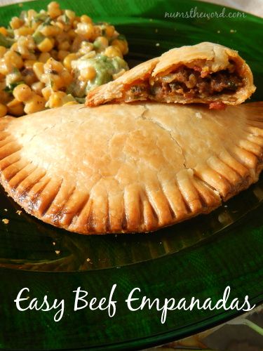 These Easy Beef Empanadas are delicious and use pre-made pie crust for their base.  Packed full of great flavor and simple to toss together.. Easy Beef Empanadas, Beef Empanadas Recipe, Beef Empanadas, Empanadas Recipe, Corn On The Cob, Food Blogs, Easy Beef, Beef Dishes, Quesadillas