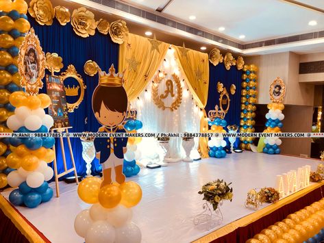 King Theme Birthday Party Boys, Prince Theme Birthday Decoration, Prince Decorations, Prince Themed Birthday Party, Theme For Birthday Party, Royal Prince Birthday Party Decorations, Royal Prince Birthday Theme, Prince Birthday Decorations, Royal Prince Theme Birthday Decoration