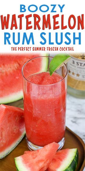 Blender Mixed Drinks, Freezer Slushies With Alcohol, Rum Slush Recipe, Cocktail Smoothies, Alcohol Slushies, Watermelon Mixed Drinks, Boozy Watermelon, Malibu Mixed Drinks, Drinks With Grenadine