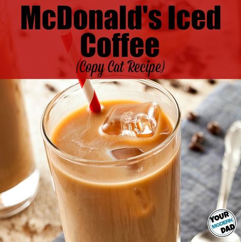 Mcdonalds Sugar Free Iced Coffee Recipe (Vanilla!) - CopyCat Recipe! Sugar Free Iced Coffee, Mcdonalds Iced Coffee, Vanilla Iced Coffee Recipe, Vanilla Iced Coffee, Drinks Starbucks, Iced Coffee Recipes, Iced Coffee Recipe, Iced Coffee Drinks, Percolator Coffee