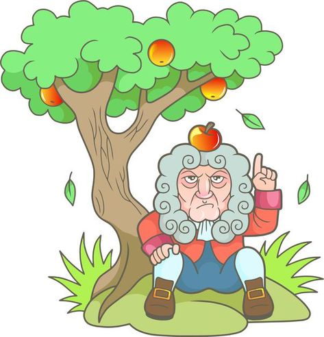 Isaac newton | Premium Vector #Freepik #vector #arbol #dibujos-animados #ciencia #manzana Brochure Trifold, Easy Canvas Art, Isaac Newton, Pet Logo Design, Easy Learning, Trifold Brochure, Science Fair, Corporate Brochure, Apple Tree