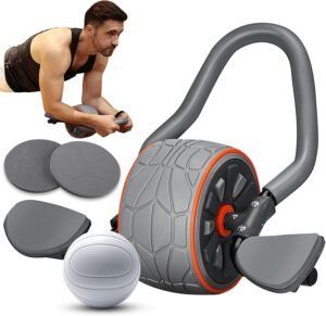 Maximum Weight Recommendation: 485 Pounds Crunch Machine, Perfect Abs Workout, Abs Roller, Workout Equipment For Home, No Equipment Ab Workout, Core Strength Training, Perfect Abs, Exercise Wheel, Elbow Support