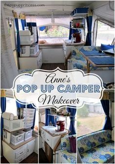 Pop Up Princess, Popup Camper Remodel, Pop Up Tent Trailer, Kombi Motorhome, Pop Up Trailer, Camping Vintage, Camper Hacks, Camper Storage, Tent Campers