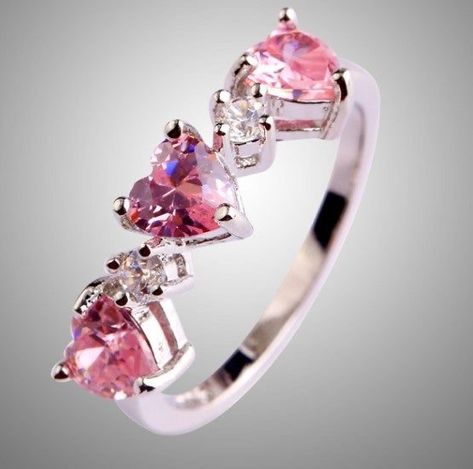 Radiate Confidence, Heart Accessories, Heart Shaped Jewelry, Love Style, Pink Topaz, Heart Gemstone, Diva Fashion, Rings For Girls, Fine Jewelry Designers