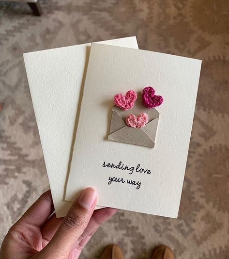 @etsyoclock shared a photo on Instagram: “Artist: @BubsTreasures ❤️ "Half of all proceeds made from sales are donated to various hospitals and healthcare initiatives in the GTA.…” • Jan 5, 2021 at 5:55pm UTC Valentines Day Card For Him, Diy Cards For Boyfriend, Saint Valentin Diy, Valentines Bricolage, Valentines Day Cards Handmade, Filmy Vintage, Birthday Gifts For Boyfriend Diy, Birthday Cards For Boyfriend, Creative Gifts For Boyfriend