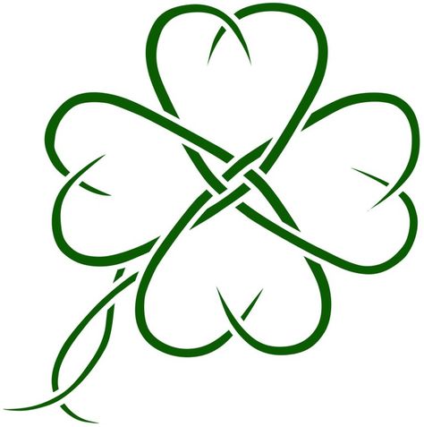 Blessings Or Luck – God's Music and More Celtic Clover Tattoos, Four Leaf Clover Tattoo, Clover Tattoo, Shamrock Tattoos, Celtic Shamrock, Irish Symbols, Family Tattoo Designs, Ankle Tattoos For Women, Irish Tattoos