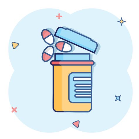 Pharmacy Cartoon, Pharmacy Background Wallpaper, Pharmacy Icon Aesthetic, Pharmacy Illustration Art, Pharmacy Icon, Splash Effect, Pill Bottles, Cartoon Background, Pharmacy