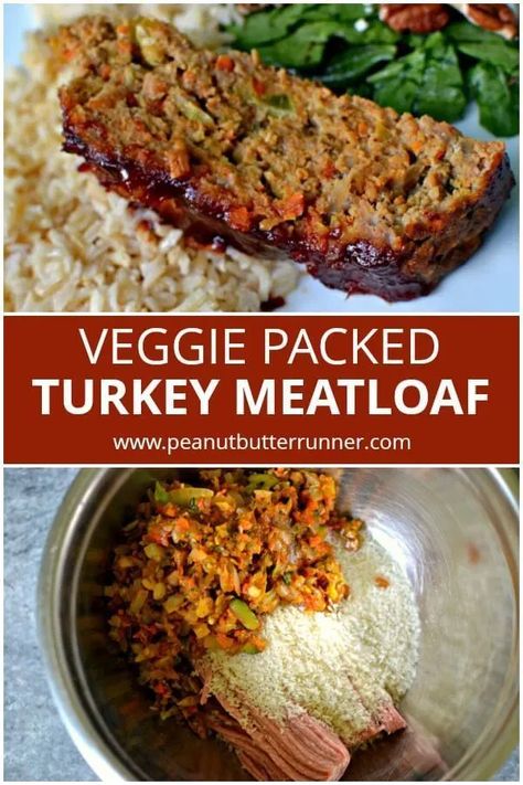 Veggie Meatloaf, Recipe Meatloaf, Turkey Meatloaf Recipe, Meatloaf Recipes Healthy, Healthy Meatloaf, Turkey Meatloaf Recipes, Healthy Turkey, Turkey Meatloaf, Eat Veggies