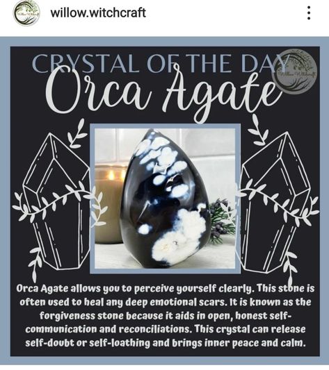 Orca Agate Meaning, Black Agate Meaning, Orca Agate Crystal Meaning, Agate Crystal Meaning, Crystal Identification, Orca Agate, Crystal Witch, Agate Meaning, Healing Crystals For You