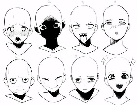 Drawing Face Expressions, Art Tools Drawing, Drawing Expressions, 캐릭터 드로잉, Concept Art Drawing, Figure Drawing Reference, Anime Drawings Tutorials, Book Art Drawings, Art Tutorials Drawing