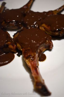 Dipping Sauce For Lamb Chops, Lamb Chop Red Wine Sauce, Lamb Red Wine Sauce, Lamb And Eggplant Recipes, Lamb Stuffed Eggplant, Pepper Sauce, Chocolate Sauce, Chocolate Almonds, Vegetable Sides