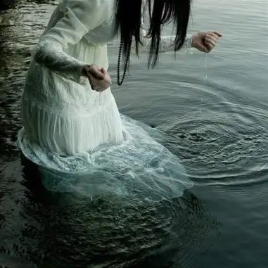 Everything will make sense Later.💖 – The Devotion Cafe' Long Hair, A Woman, White Dress, Water, Hair, White