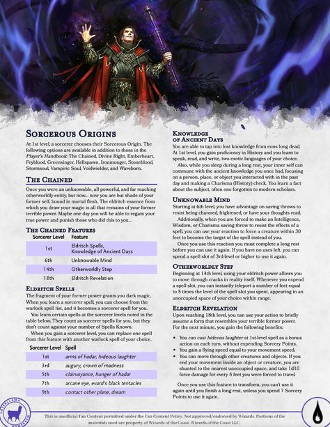 Dnd Sorcerer Subclasses, Sorcerer Origins, Dnd Subclasses, Dnd Sorcerer, D D Races, Dnd Homebrew, D D Classes, Dnd Classes, Dungeons And Dragons Classes