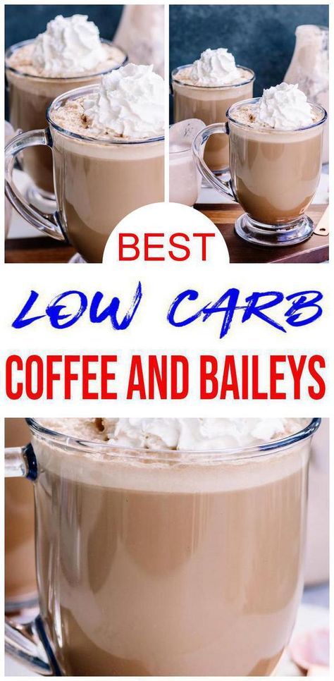 Super DELICIOUS Bailey's & coffee. Check out these low carb homemade Bailey's coffee. Make keto Baileys & add to warm cup of coffee. You could also make a great cold weather drink & add Baileys to hot chocolate. Easy low carb alcohol drink made w/ keto friendly Baileys. Make for Christmas drink or New Years cocktail. Tasty & delish alcoholic Baileys & coffee recipe. Simple & quick liquor idea for ketogenic diet. For more keto low carb #alcohol ideas see KimspiredDIY #drinks Baileys And Coffee Recipe, Baileys Alcohol, Low Carb Alcohol, Baileys Recipes Drinks, Baileys Liquor, Alcoholic Coffee Drinks, Low Carb Alcoholic Drinks, Low Carb Coffee, Keto Beverages