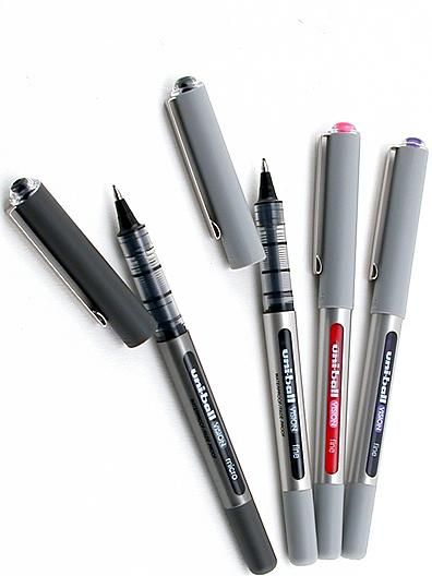 Uniball Pens, Uniball Pen, Fine Point Pens, Stationary Paper, Study Stationery, Drawings Simple, Pointed Pen, Art Products, Graphic Design Tutorials