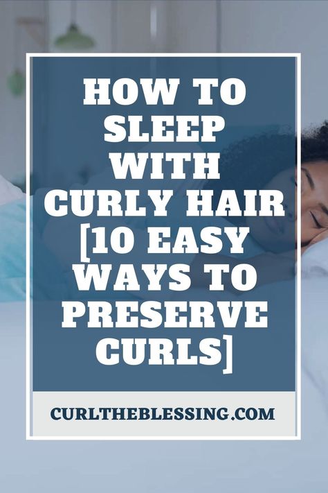 When you don't sleep properly, the curls are squished and get rubbed on the pillow, leading to frizzy hair and undefined curls. It doesn't matter if you sleep with dry or wet hair, what matters is how your hair looks the next day. Keep Curls Overnight, Undefined Curls, Sleep With Curly Hair, Dry Curly Hair, How To Sleep, Curly Hair Types, Don't Sleep, Frizzy Hair, Loose Curls