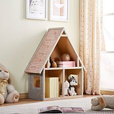 Kids Furniture | Playroom Furniture | Playroom Décor | Robert Dyas Dollhouse Bookshelf, Dollhouse Bookcase, Kids Doll House, House Toys, Toy Storage Solutions, Liberty House, Display Unit, Wooden Bookcase, Kids Bookcase