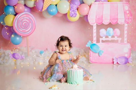 2 Sweet Photoshoot Ideas, Sweet One First Birthday Pictures, Candy Land Theme Photoshoot, Two Sweet Party 2nd Birthday Photoshoot, Candyland Photoshoot Ideas, Two Sweet Photoshoot, Two Sweet Photoshoot Ideas, Sweet One First Birthday Photoshoot, Baby Theme Photoshoot