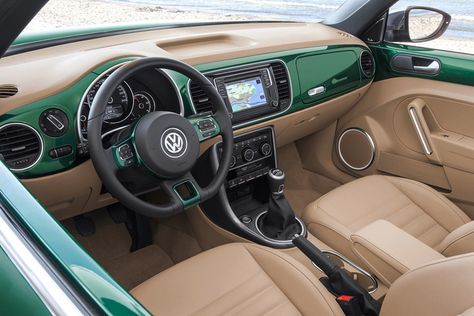 2017 Volkswagen Beetle | News, Specs, Pictures | Digital Trends Volkswagen Beetle Interior, Beetle Interior, Volkswagen Beetle Cabriolet, Vw Beetle Convertible, Car Interior Diy, Volkswagen Beetle Convertible, Vw Fox, Volkswagen New Beetle, Volkswagen Bug