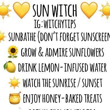 Tips for Witches Everywhere! ✨ on Instagram: "☀️ Sun Witch ⇄ Moon Witch 🌙 Which one do you connect with better, the sun or the moon? 💛" Sun Magick Witchcraft, The Sun Witchcraft, Sun Witchcraft, Sun Magick, Witchcraft Room, Solar Eclipse Witch, Harvest Moon Witchcraft, Solar Witch, Sun Witch