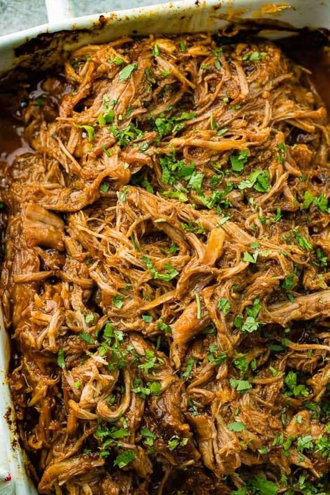 If you've ever been to Utah you've probably had Cafe Rio, specifically Cafe Rio Sweet Pork. Oh it's so good! We've perfected the Cafe Rio Sweet Pork Copycat Recipe! #caferio #sweetpork #pork #shreddedpork #copycat #copycatrecipe #porkrecipe #caferiocopycat #mexican #dinnerrecipe #recipe Costa Vida Sweet Pork Recipe, Cafe Rio Recipes, Cafe Rio Sweet Pork Recipe, Cafe Rio Pork, Sweet Pork Recipe, Cafe Rio, Pulled Pork Recipe, Sweet Pork, Tenderloin Recipes