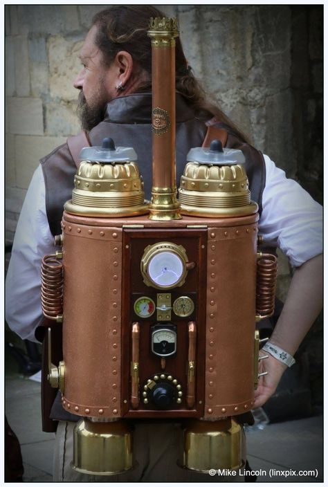 Steampunk Jetpack, Steampunk Backpack, Steampunk Ideas, Steampunk Accessories, Steampunk Costume, Steam Punk, Nautilus, Kids Crafts, Steam