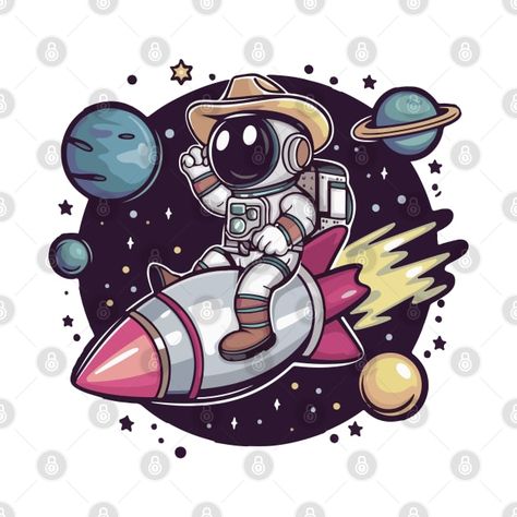 Check out this awesome 'cowboy+in+space' design on @TeePublic! Space Cowboy Tattoo, Astronaut Cowboy, Cowboy Tattoo, Cowboy Baby, Space Cowboy, Space Nursery, Space Cowboys, Cowboy Party, New School Tattoo