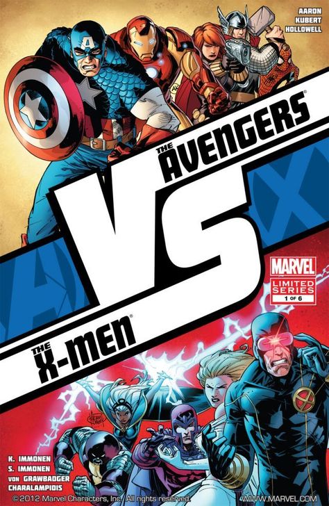 AVX: VS. #1 (of 6) Mike Deodato, Jim Lee, Gaming Banner, Dark Phoenix, Uncanny X-men, Marvel Comic Books, Marvel Series, Ms Marvel, Silver Surfer