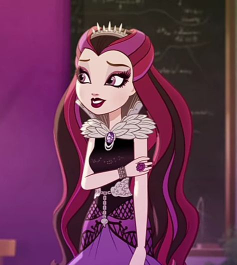 Purple Characters, Flamingo Costume, Queen Outfits, Nightmare Night, 2000s Cartoons, Childhood Characters, Raven Queen, Queen Outfit, Watch Cartoons