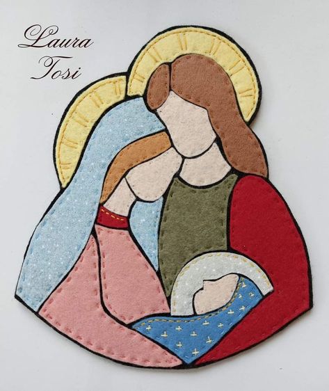 Nativity Painting, Quilting Math, Christmas Quilting Projects, Diy Nativity, Wool Appliqué, Quilting Blocks, Christmas Sewing Projects, Felt Crafts Patterns, Christmas Applique