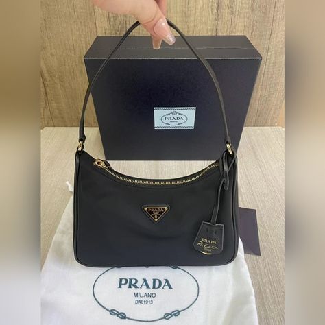 Prada Re-Edition 2005 Re-Nylon Mini Bag Prada Re Edition 2005, Prada Mini, Prada Re Edition, Prada Handbags, Mini Bag, Prada, Dust Bag, Handbags, How To Wear