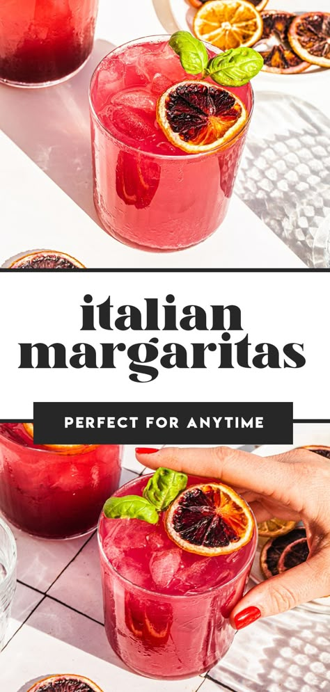 Italian Margarita Recipe, Aperitivo Hour, Italian Margarita, Cocktail Experience, Italian Drinks, Italian Dinner Party, Italian Night, Perfect Margarita, Italian Party