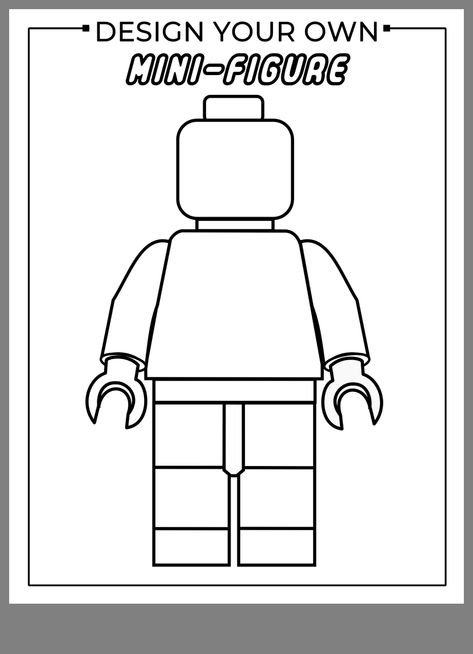 Lego Printables, Lego Organization, Free Lego, Lego Activities, Lego Man, Lego Party, Printable Activities, Elementary Art, Art Activities