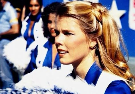 Judy Trammell in her day.  Now she is the DCC 's choreographer. Judy Trammell, Blue Hawaiian Punch, Audience Of One, Dallas Cheerleaders, Cowboy Cheerleaders, Cheer And Dance, Cheerleading Squad, Game Day Fits, Hawaiian Punch