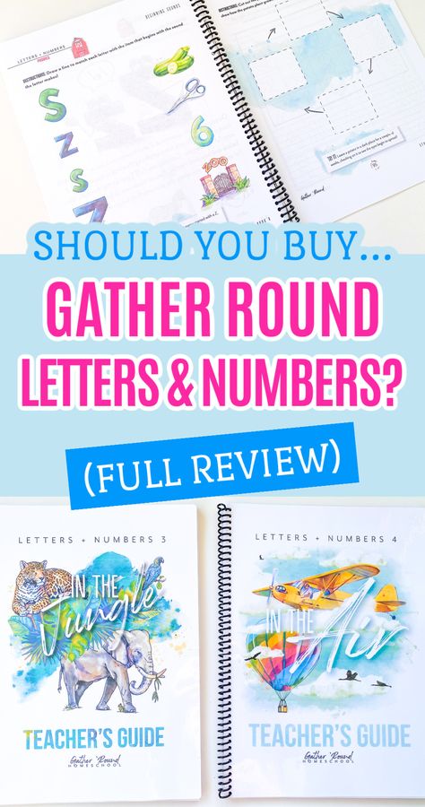 Should you buy Gather Round preschool Letters and Numbers? Take a look at this full review of Gather Round's preschool homeschool curriculum to decide if it's a good fit for your child. Gather Round Homeschool, Preschool Homeschool Curriculum, Homeschool Preschool Curriculum, Free Homeschool Curriculum, Preschool Homeschool, Gather Round, Teaching Letters, Teaching The Alphabet, Preschool Letters