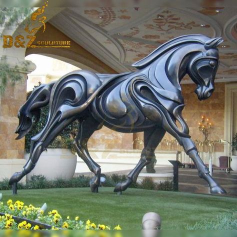 Metal Horse Sculptures, Empire Hotel, Metal Horse, Horse Statue, Grace Beauty, Equestrian Art, Charcoal Drawings, Sculpture Metal, Horse Sculpture